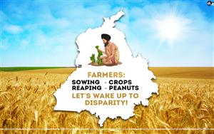 Farmers: Sowing - Crops Reaping - Peanuts (Let`s wake up to disparity)